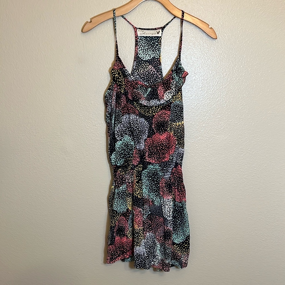 Vintage Havana Spaghetti Strap Ruffle Dress